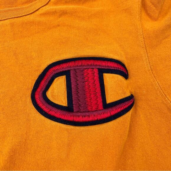 Champion Men’s Orange Embroidered Logo T Shirt - Picture 2 of 5